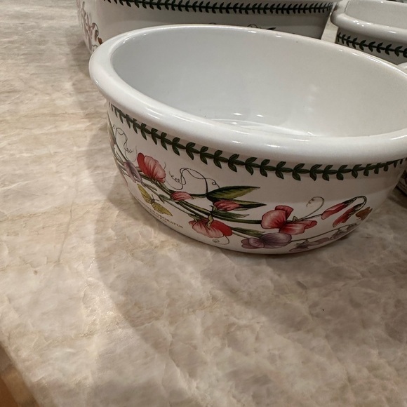 Portmerion Sweet Pea set of 4 bowls . Two circle and two square . - Picture 10 of 10